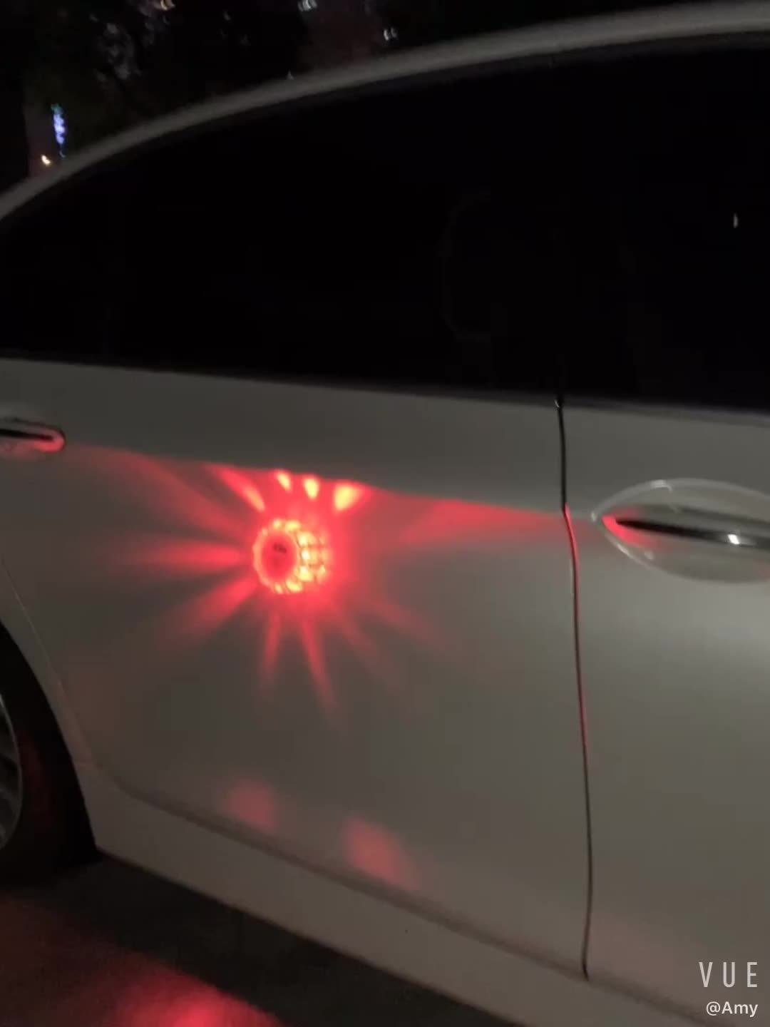 Portable Led Round Beacon Hook Lamp Roadside Warning Traffic