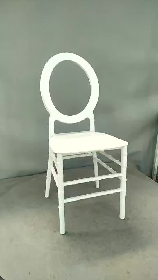 White Wedding Plastic Ceremony Chairs For Bride And Groom Party Buy