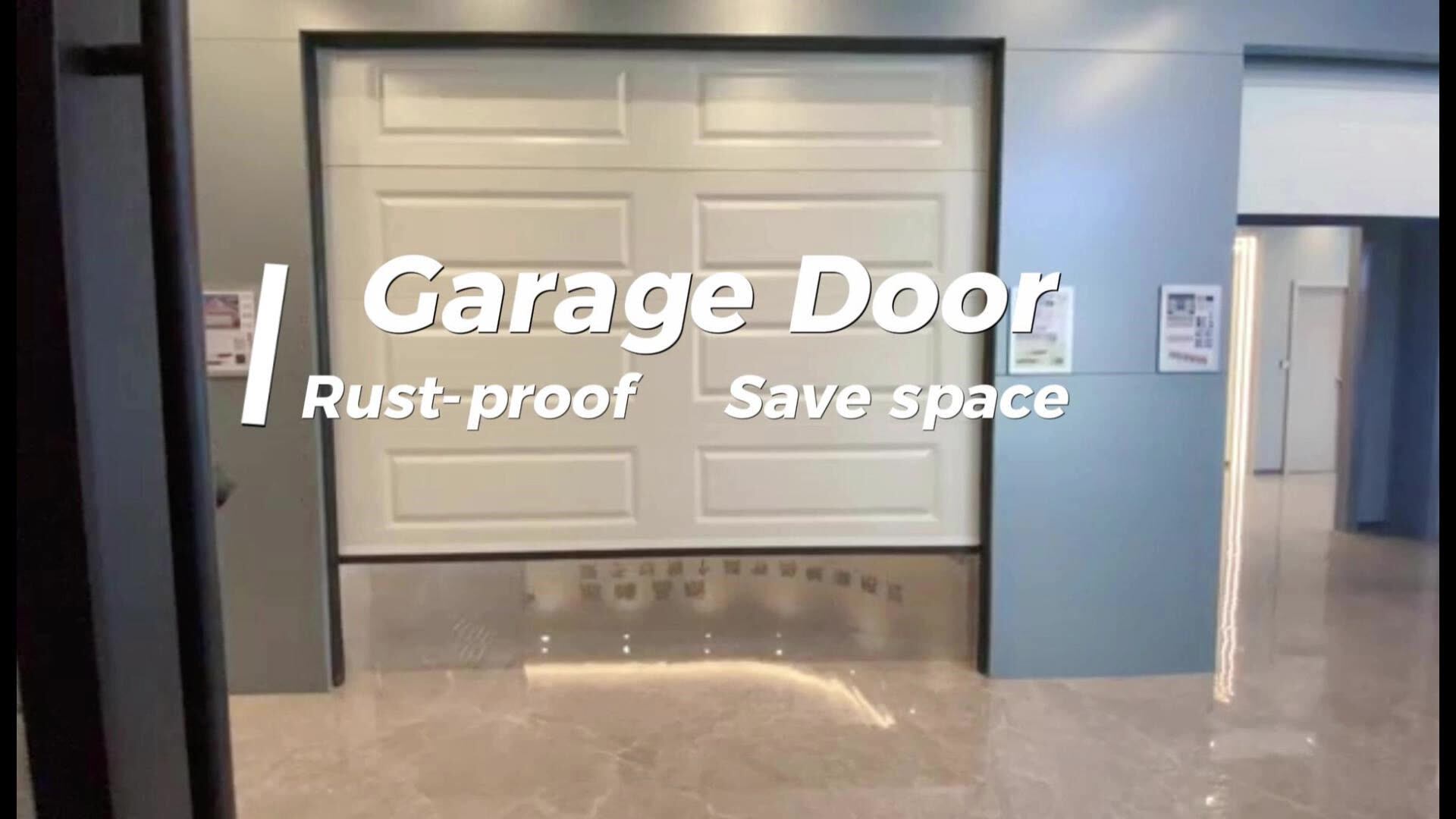 Luxury Commercial Modern Steel 16x7 Accordion Garage Door Vertical