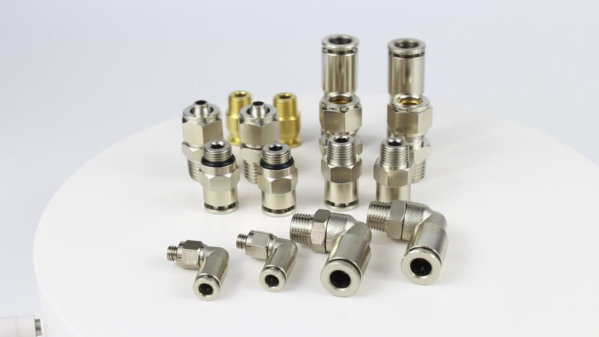 Pc Pneumatic Micro Male Threaded Union Brass Mini Air Hose Connector