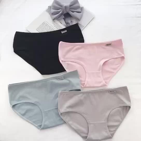 Wholesale Cotton Panties Stock Women Breathable Panties Buy Cotton