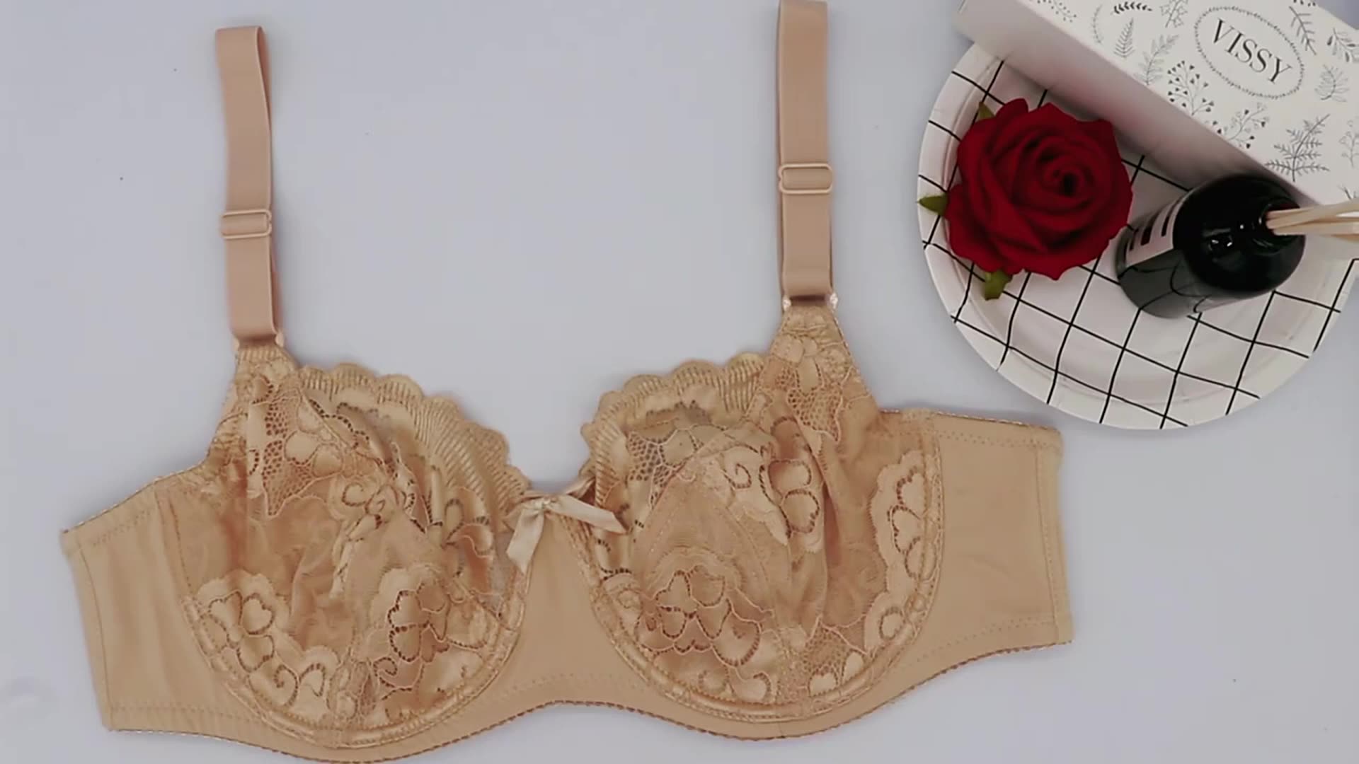 Z045 Xxxxl Luxury Plus Size Bra For Women Lingerie Lace Sexy Bras And