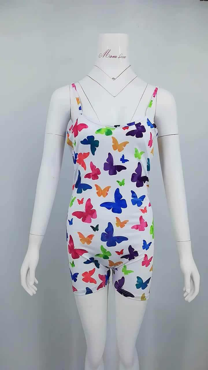 2020 Summer Sleeveless One Piece Camisole Suspender Plus Size Women