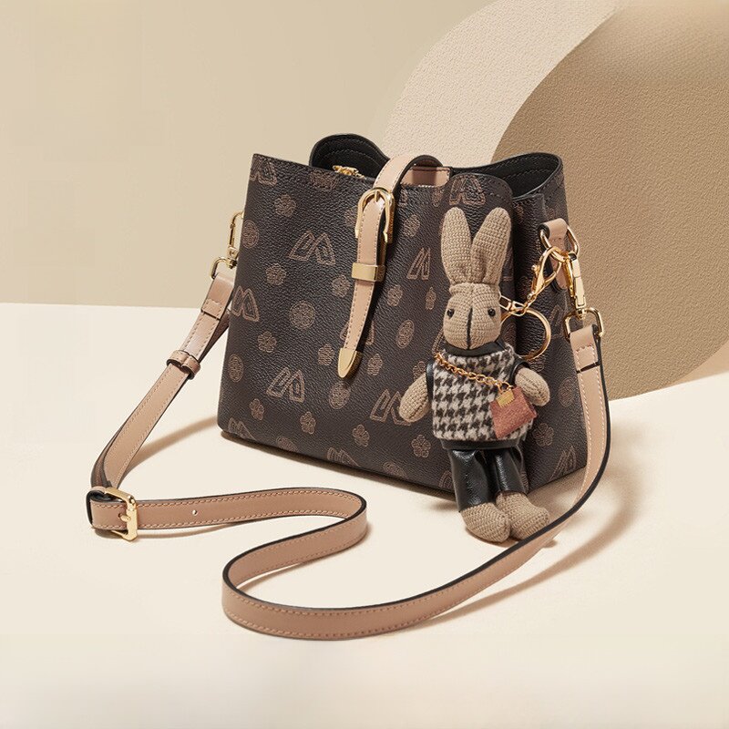 Women's Bag 2026 New Crossbody Bag Versatile Birthday Gift for Mom Vintage Commuter Monogram Shoulder Bag Small Crossbody Bag