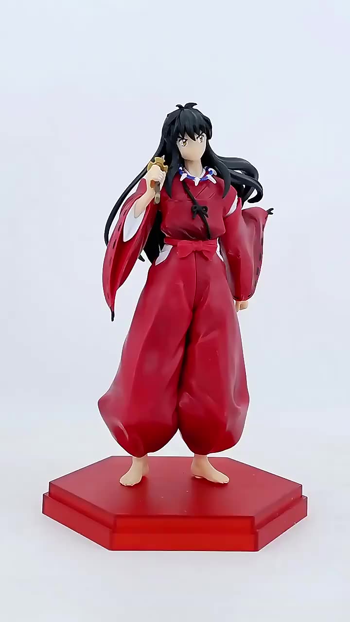4 Styles 17cm Anime Inuyasha Figure Inuyasha Kikyo Sesshoumaru