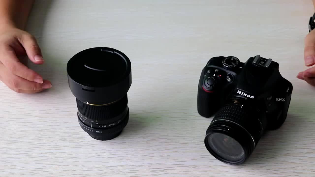 Lightdow 8mm F3.5 Ultra Wide Lens Fisheye Lens Aspherical Circular