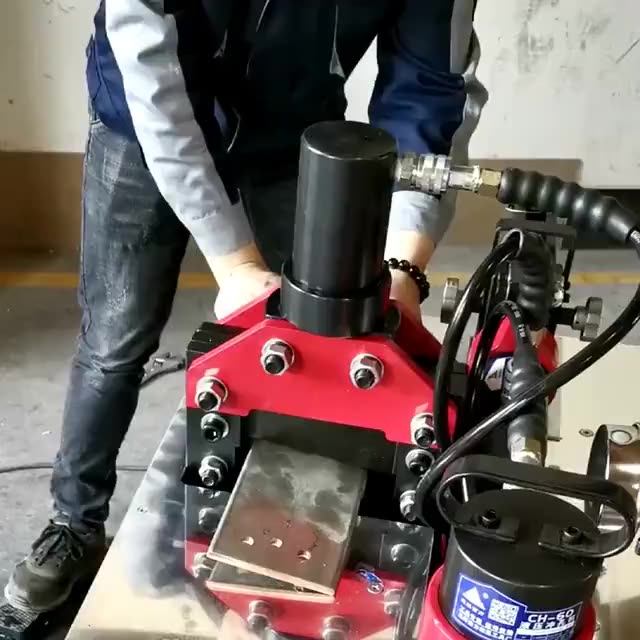 Three Functions In One Copper Row Processing Machine Aluminum Bar Cut