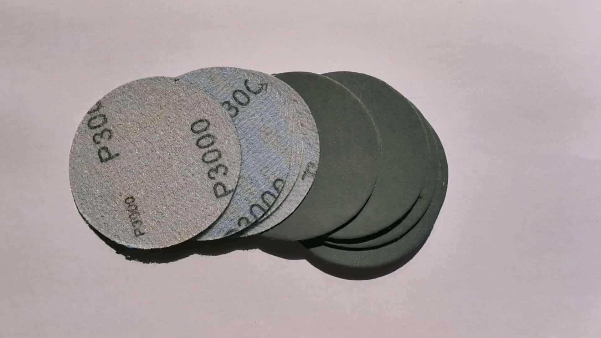 50mm Silicon Carbide Waterproof Abrasive Disc Sand Paper For Polishing