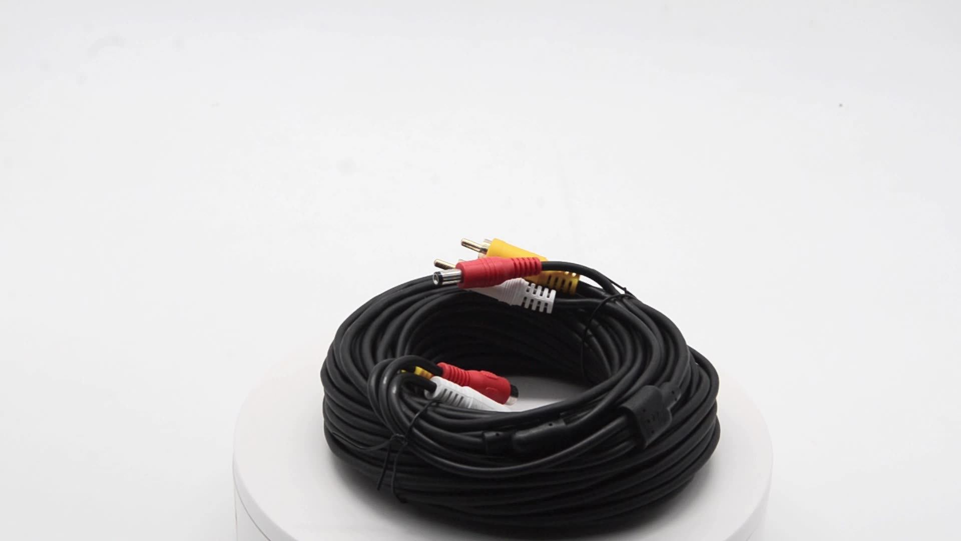 Gcabling Audio Connection Rca+dc Cable 2rca With Dc Power Av Power