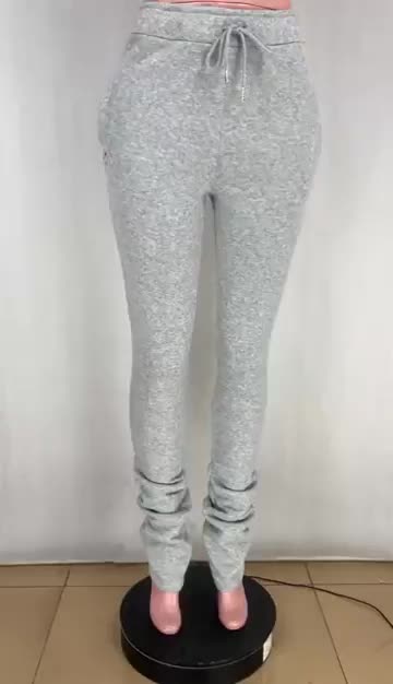 xs stacked sweatpants