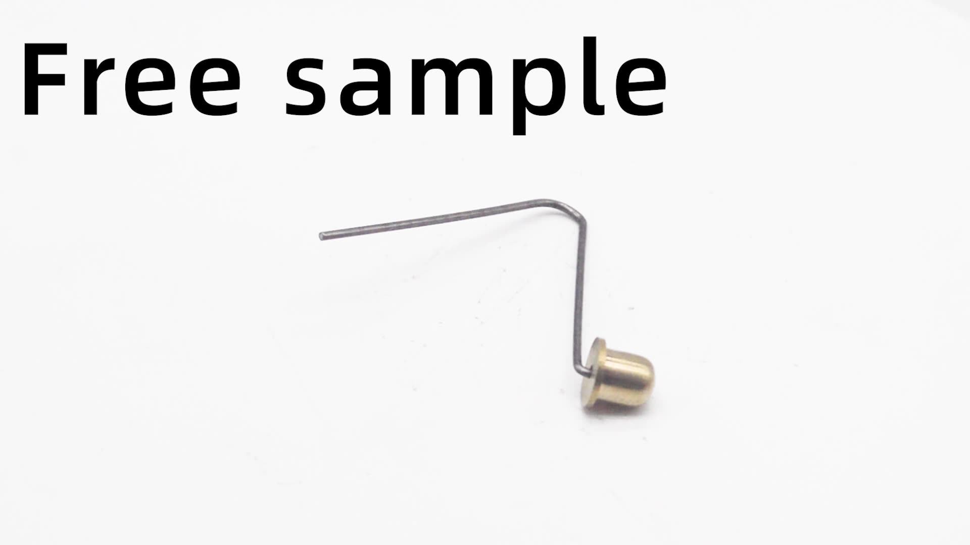 Custom Galvanize Stainless Steel Wire V Shape Springs Tube Snap Lock