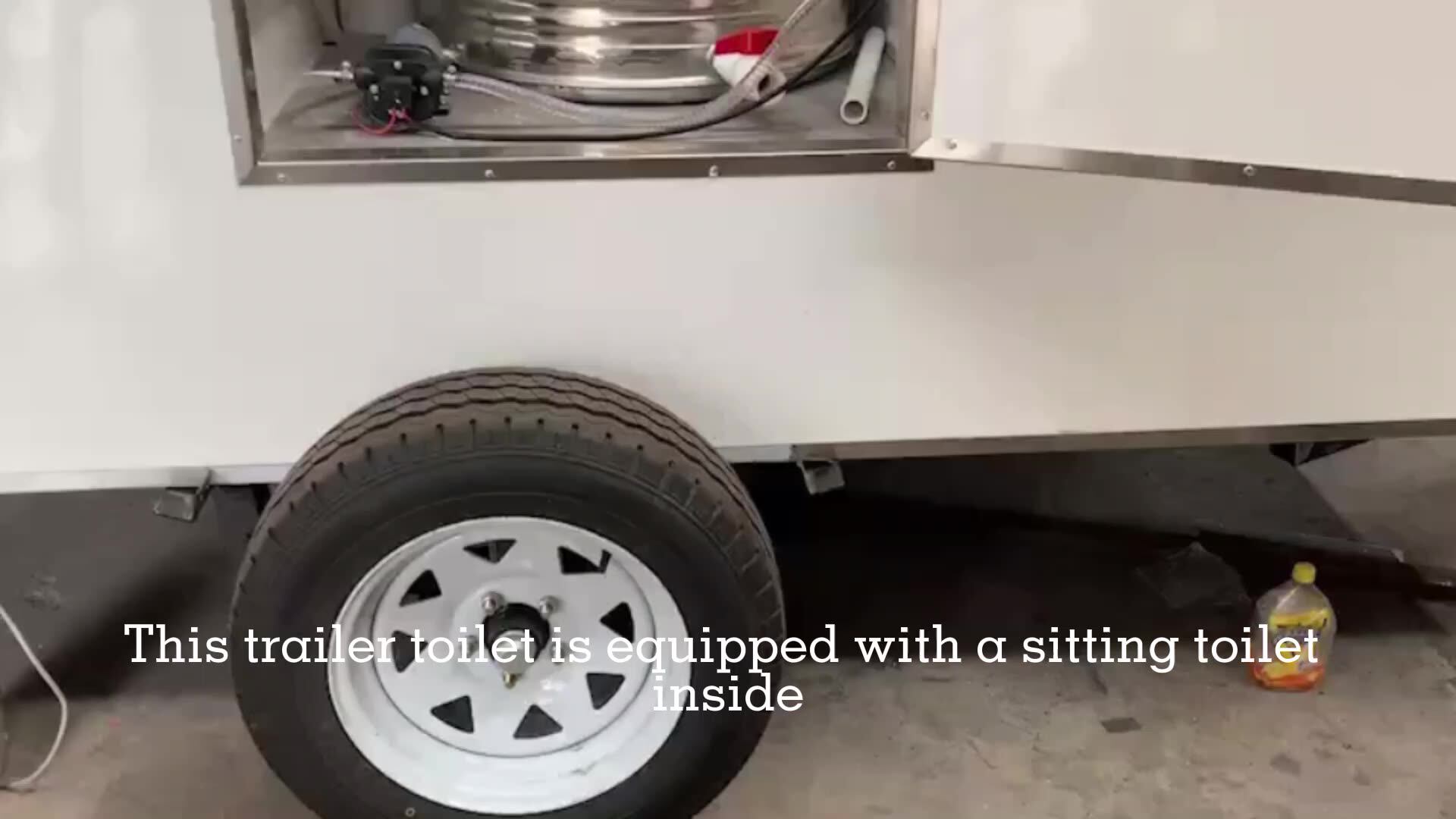 Hot Modern Outdoor Movable Mobile Toilets In Kenya Outdoor 2 Stall