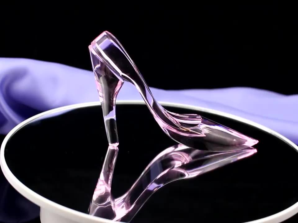 UKCOCO High Heel Schuh Figur - Rosa, 14 Cm, Wasserfest Für Deko & Partys