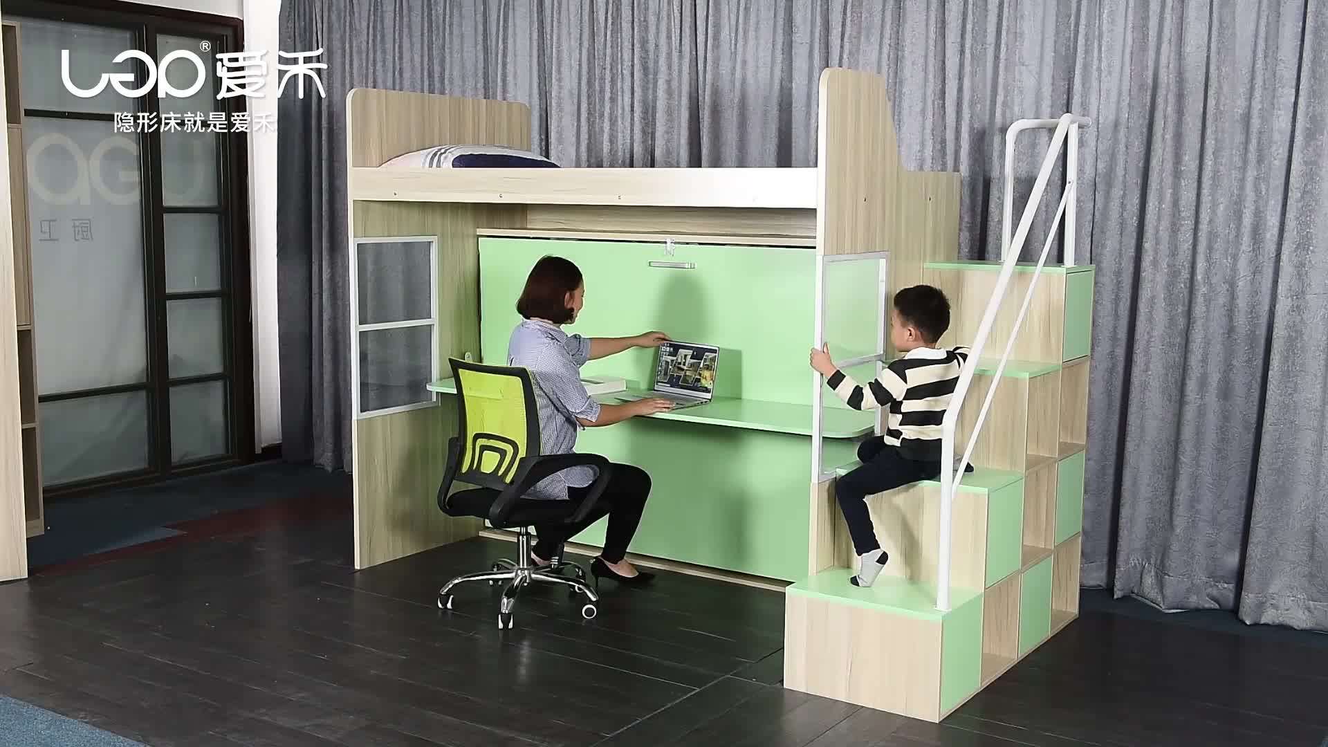 Metal Kid Baby Child Bund Bed Hardware Kit Mechanism For Space Saving