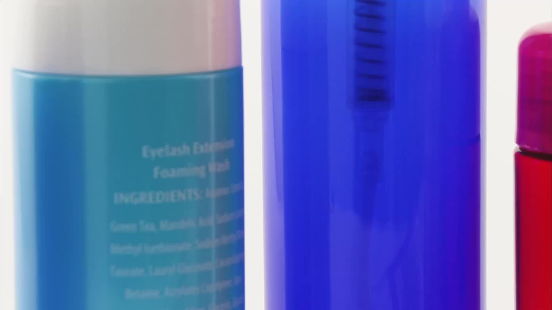 130ml 150ml 200ml 220ml Liquid Facial Cleanser Packaging Pink Pet Foam