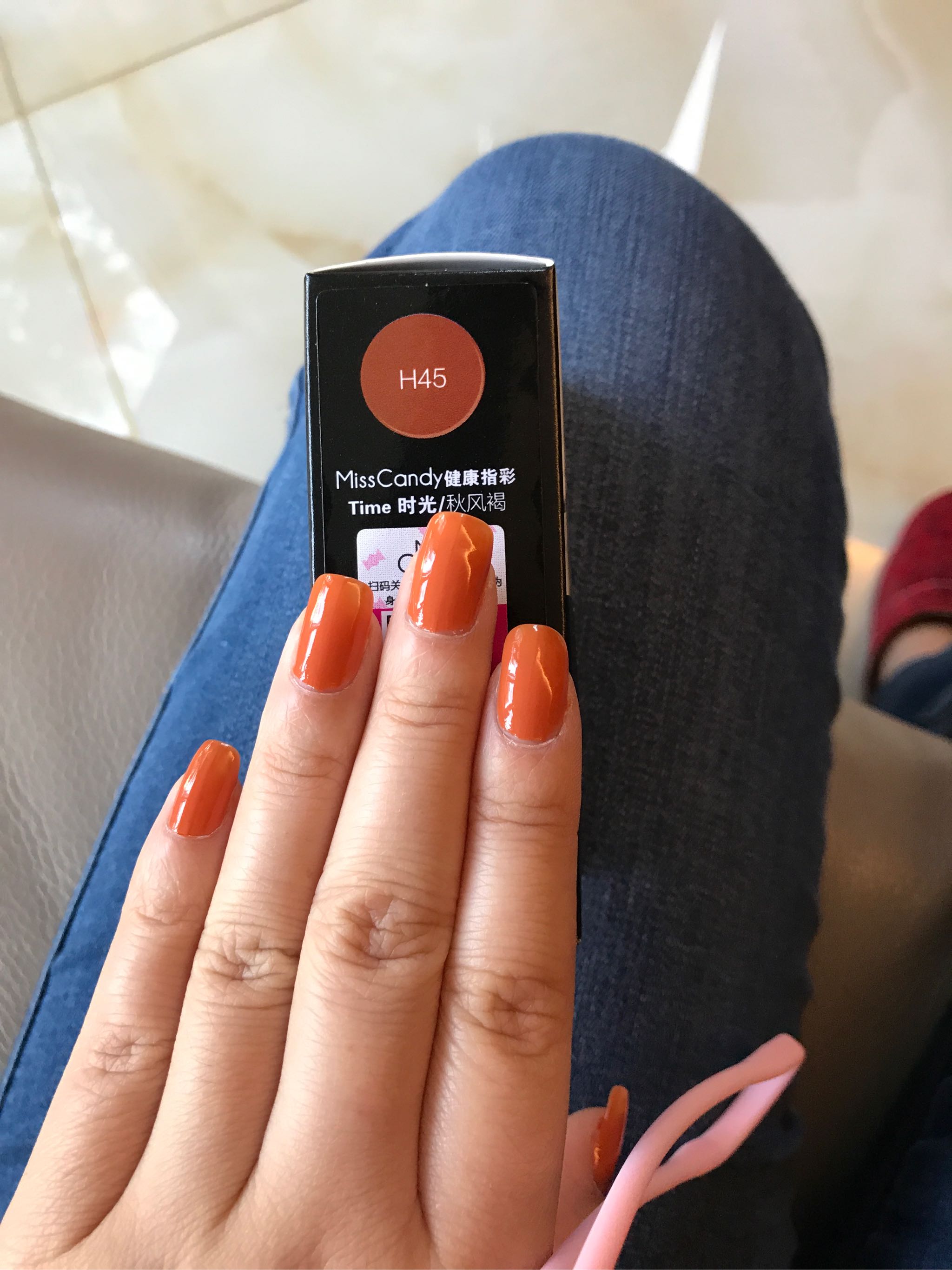 健康可剥甲油秋冬流行色秋风褐是正规品牌吗？使用后的效果如何,第9张