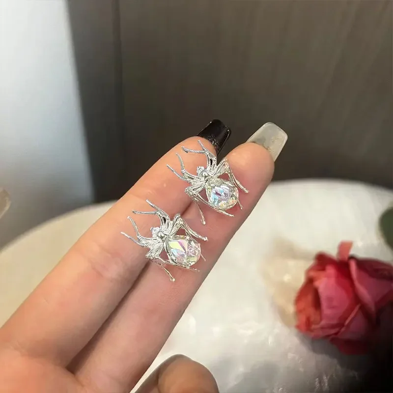 Earrings, fashionable accessory, light luxury style, silver 925 sample