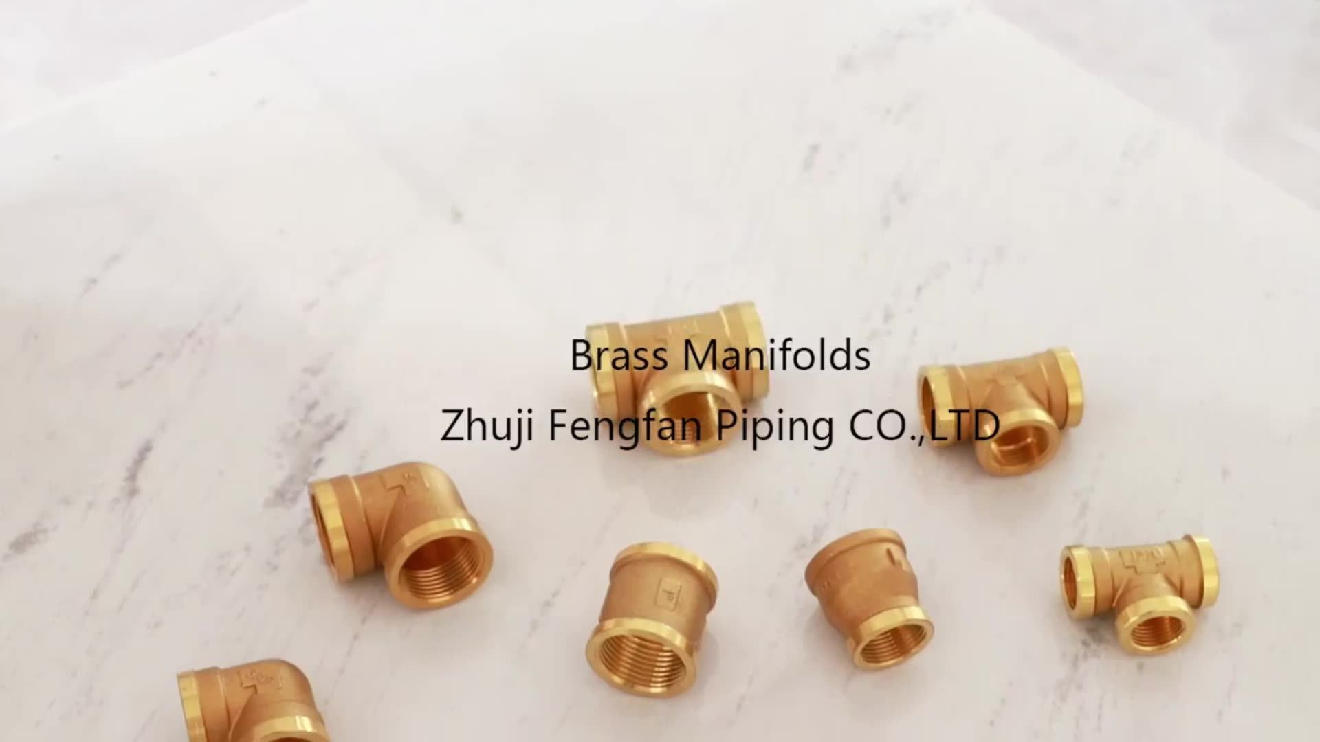 Ifan Supplier Reducing Brass Nipple Elbow Brass Pipe Fitting Coupling