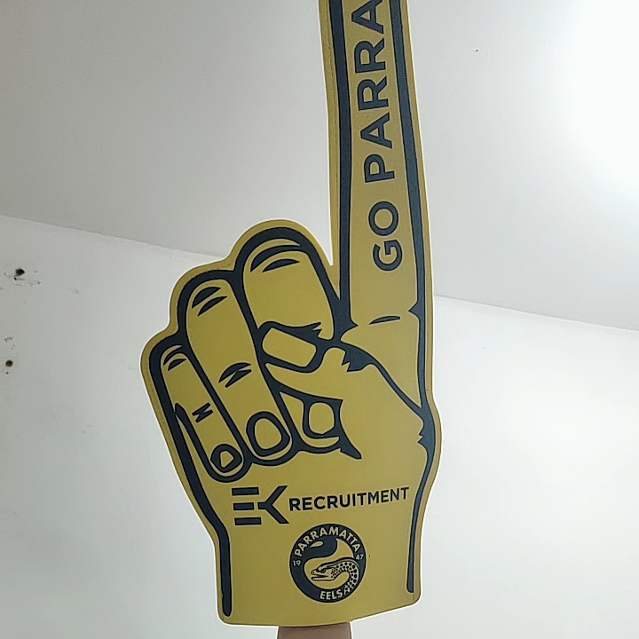 Wholesale Design Your Own Foam Finger Hand Custom Eva Foam Middle