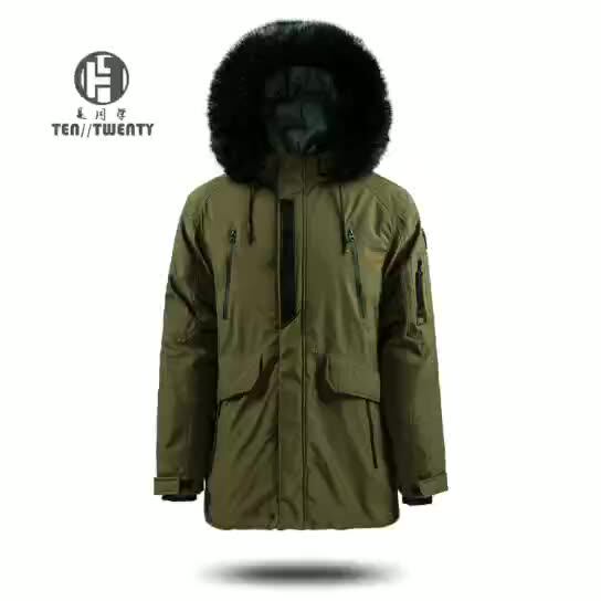 Chaqueta Deportiva Impermeable Para Hombre,Parka Con Capucha Personalizada Para Exteriores,Abrigo De Grande Con Piel - Buy Los Hombres Plus Tamaño Abrigo Y Chaqueta De Piel,Personalizada Aire Libre Parka Con Capucha