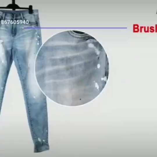 artist broken jean dirty indigo