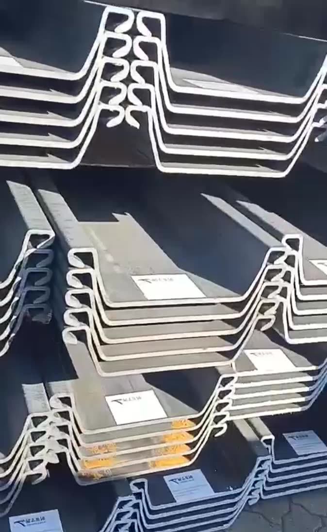 Manufacturers Of 400x170x15.5 U Type Metal Sheet Piling 12m Type 4
