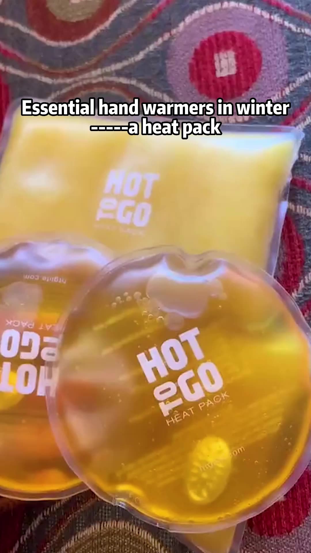 Winter Reusable Snap Heat Packs Magic Gel Click Hand Warmer Heat Pack