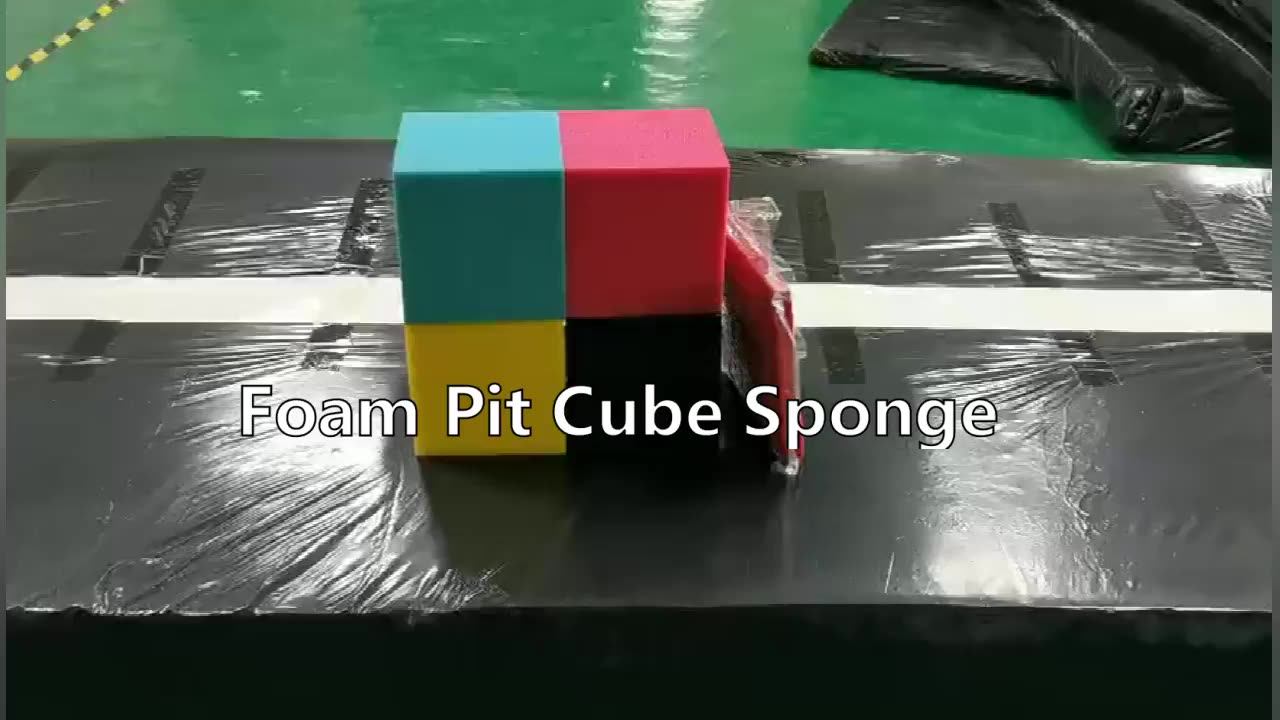 Hot Selling Pool Trampoline Park Sponges Pit Blocks Sponge Cover Fire