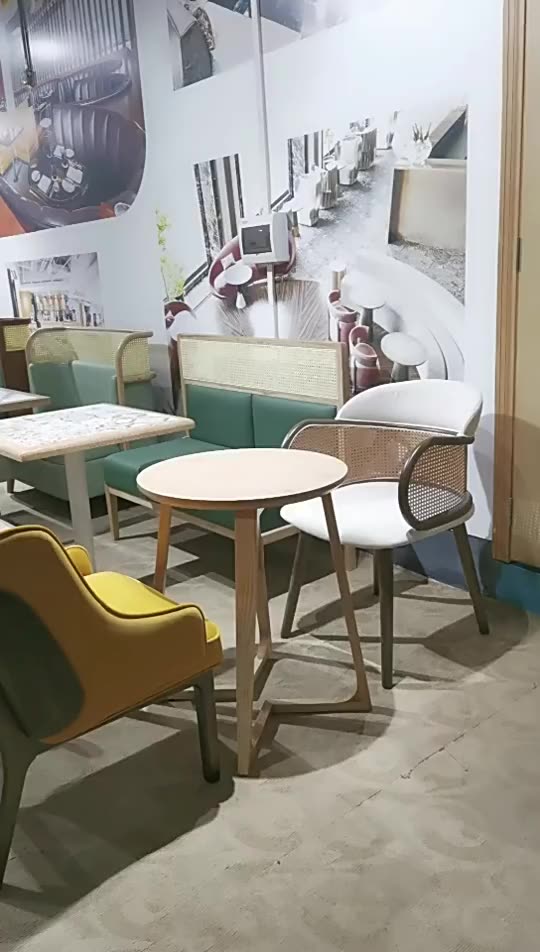 Purelyfeel Solid Wood Coffee Shop Table And Chair Combination