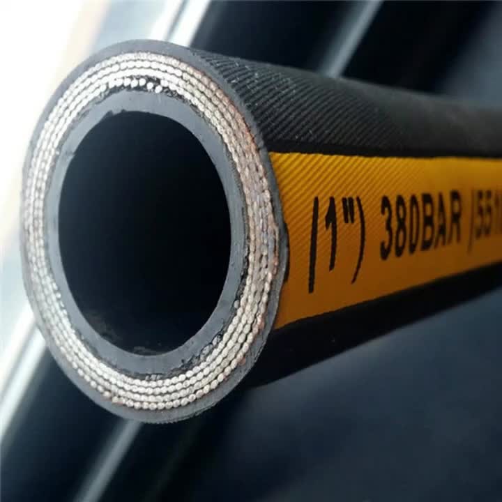 Flexible Rubber Chemical Hose Rubber Hoses Assembly With Fittings