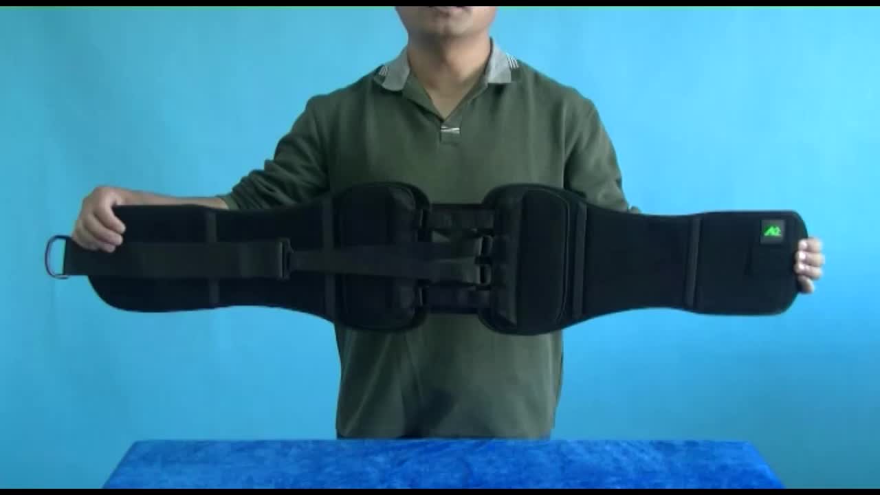 Adjustable Lso Back Spine Brace With Drawstring Pulley System Back Pain