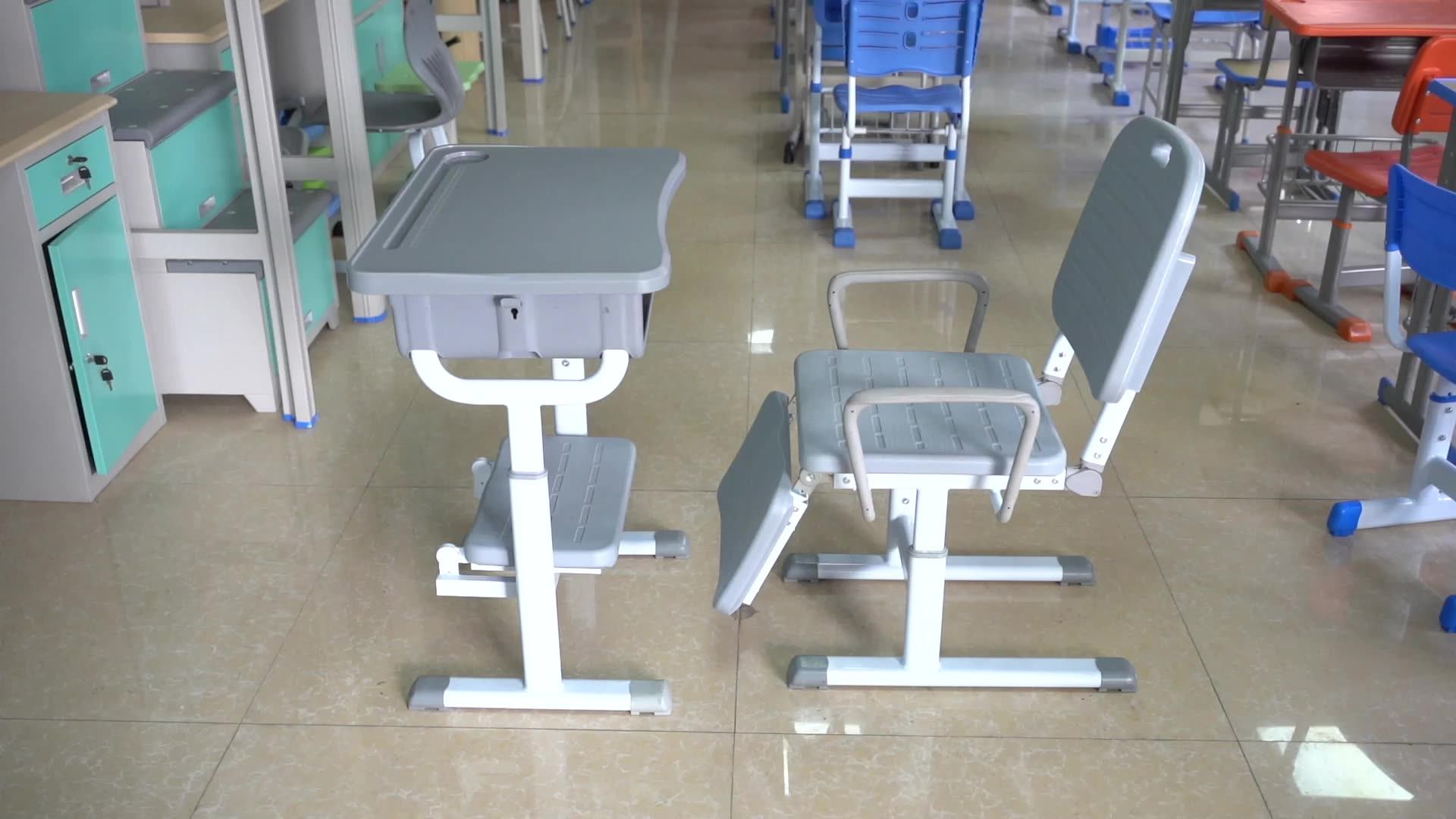 Metal School Furniture Student Chair Racks For Classroom And Living