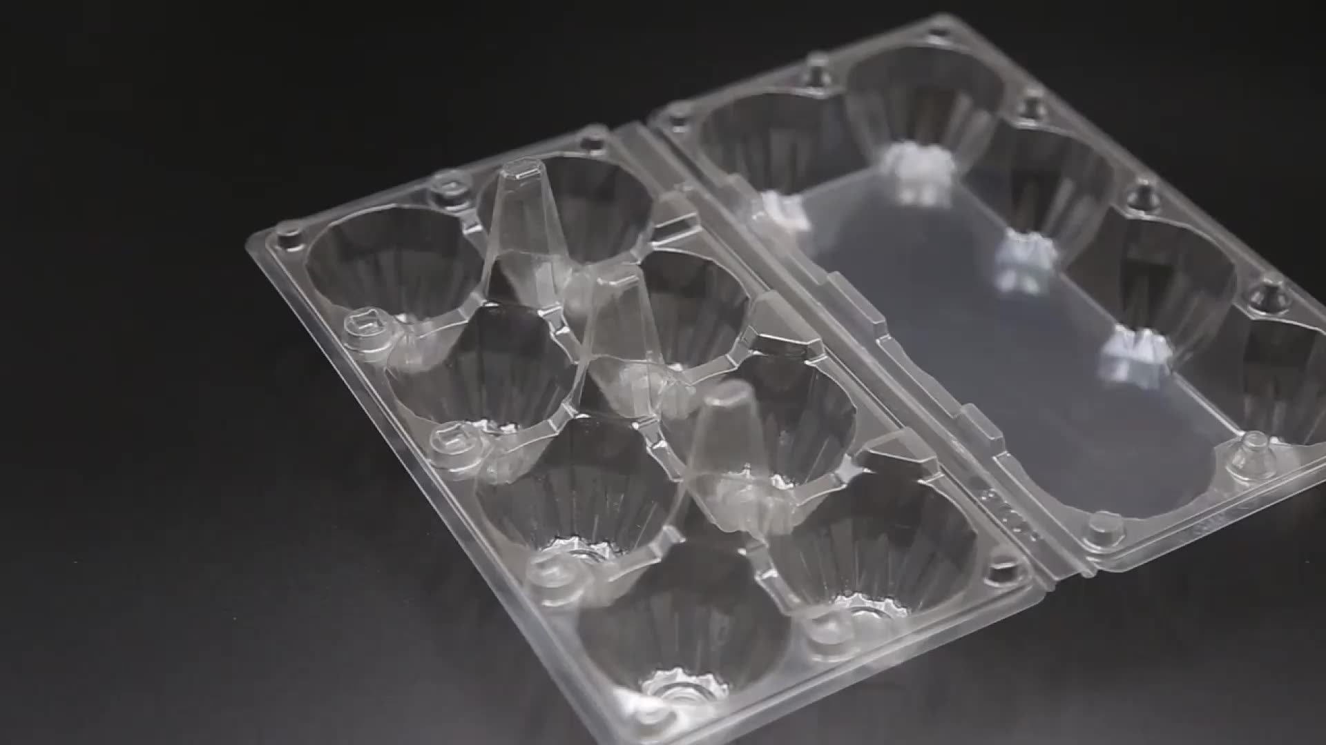 Wholesale Disposable Clear Plastic Pvc Egg Pack Tray Cartons 30holes