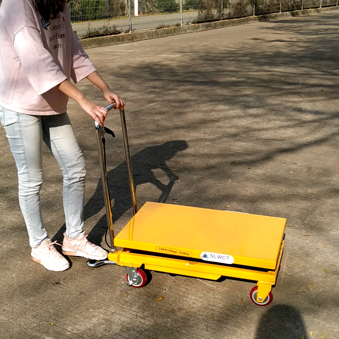 150kg Light Duty Small Hydraulic Manual Lift Cart Buy Manual Lift