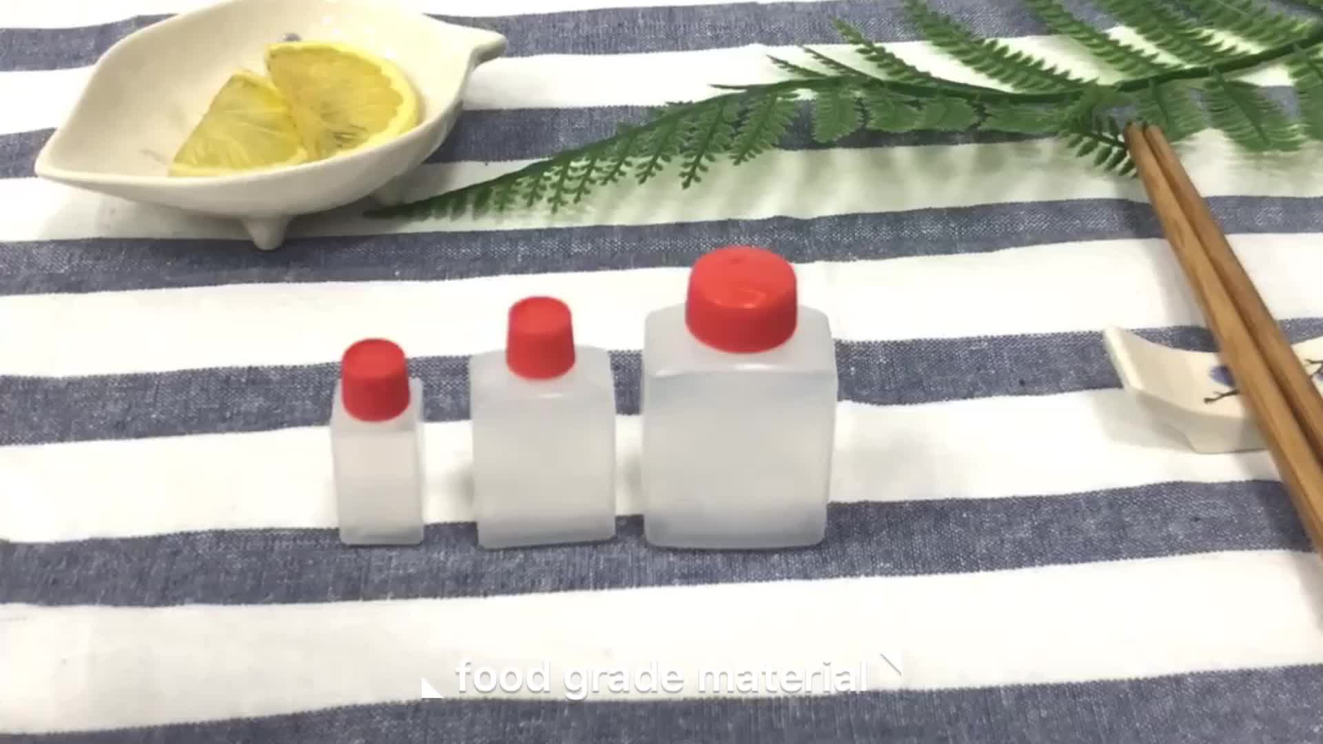 30ml Mini Rectangle Fish Shaped Sushi Soy Sauce For Sushi Plastic