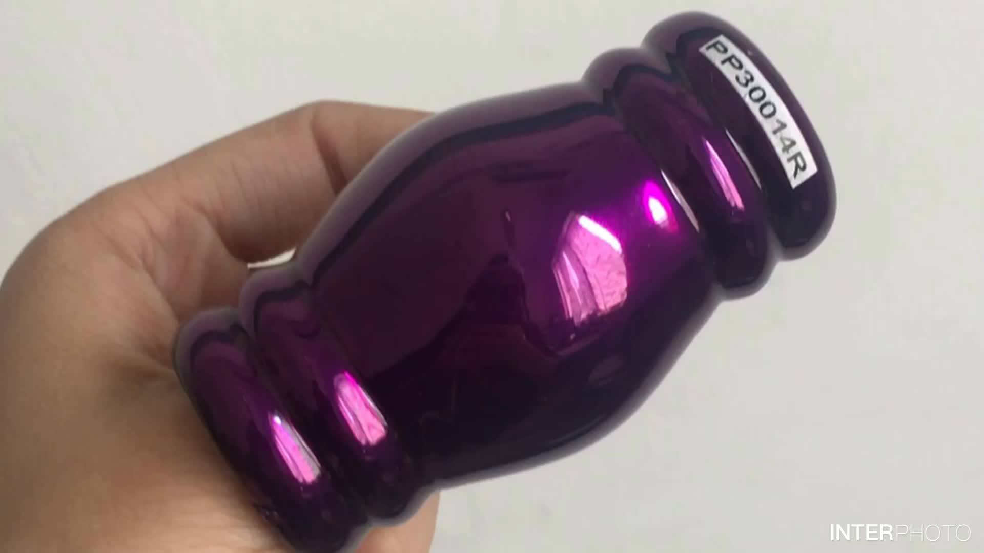 Candy Purple Epoxy Polyester Powder Coating Electrostatic Spraying