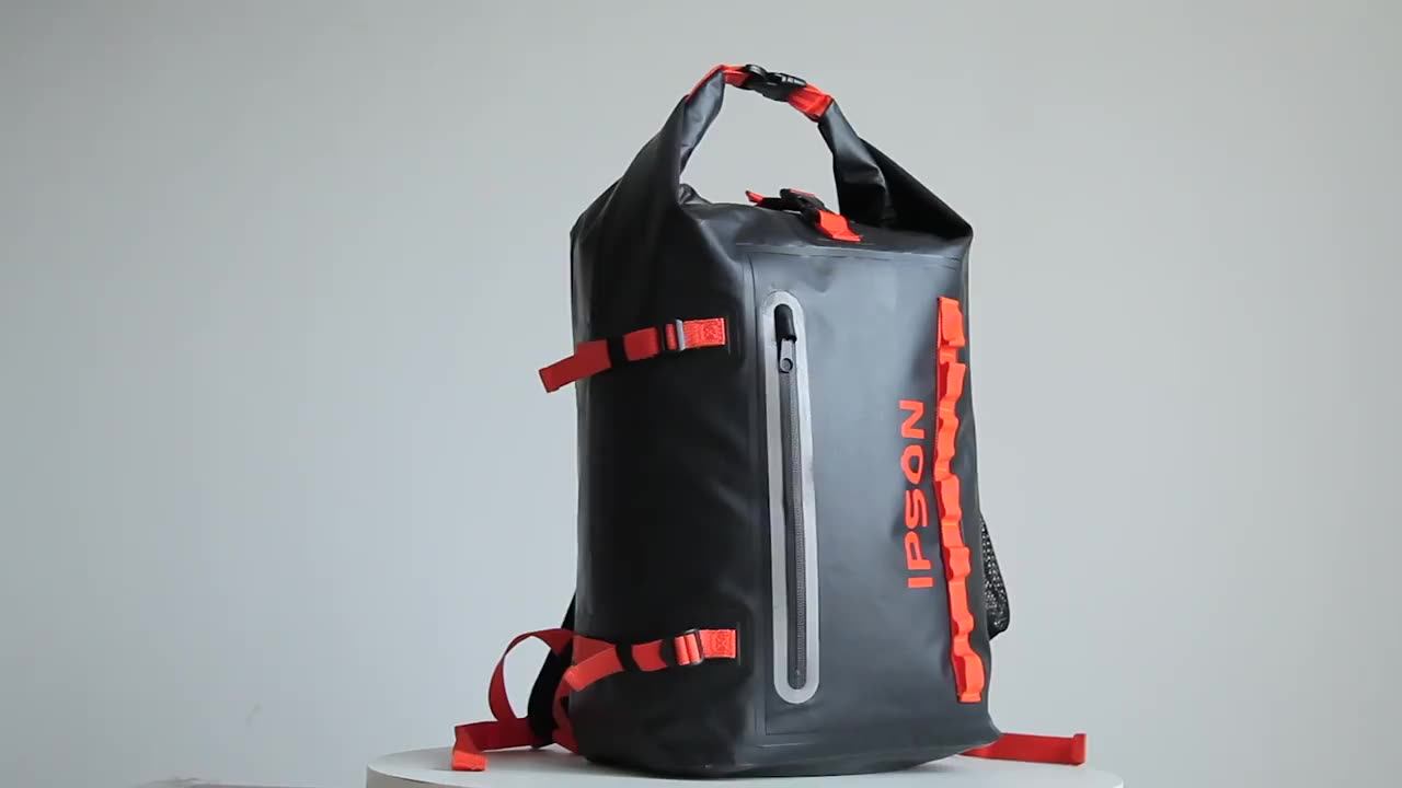 Factory Waterproof Pvc Drybag Backpack Roll Top Bag Dry Bag For Hiking
