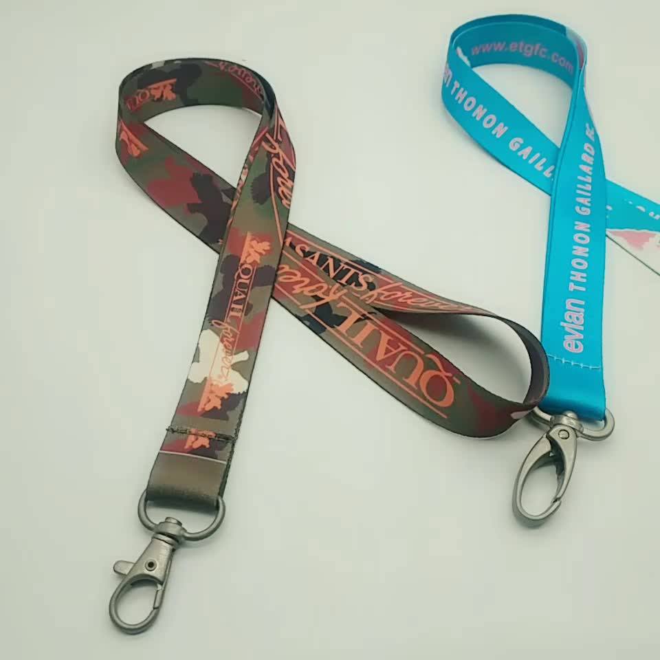 Custom High Quality New Design Logo Id Card Neck Lanyard Buy Neck