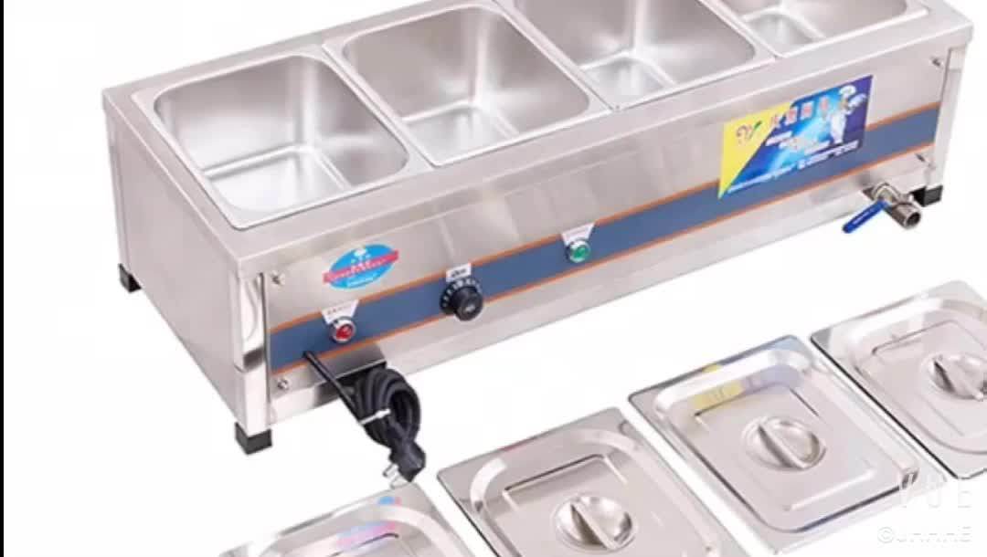 2018 Commercial Stainless Steel Food Display Warmer Container Bain