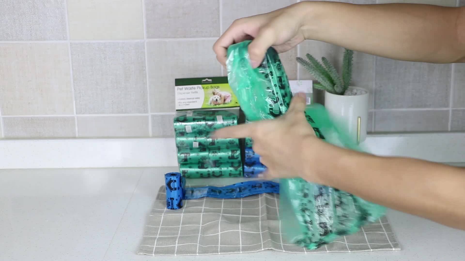 Wholesale Pet Outdoor Cleaning Products Waste Holder Bags Dog Poop Bag