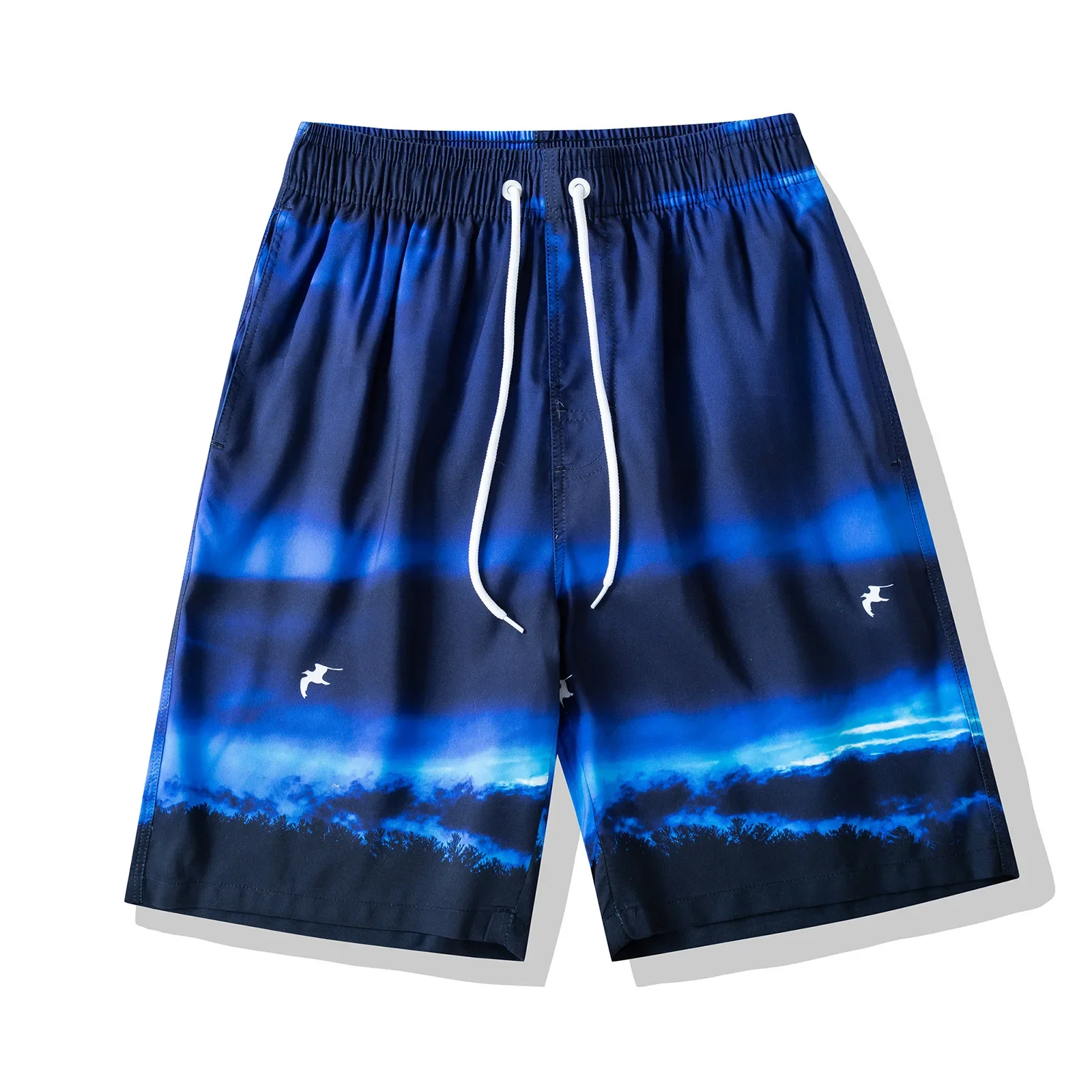 25 Years New Beach Pants Men's Hawaiian Beach Pants Men's Loose Casual Large Shorts European Size Cross-Border E-Commerce Hot Sale