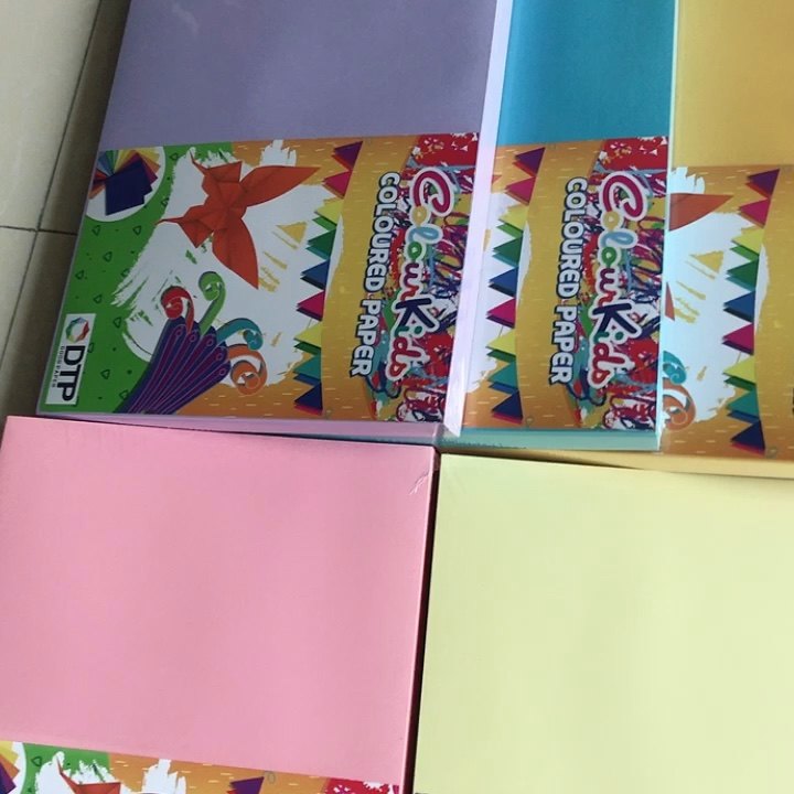 China Factory Wholesale Cardboard Paper Manila Paper Supplier A4 Color