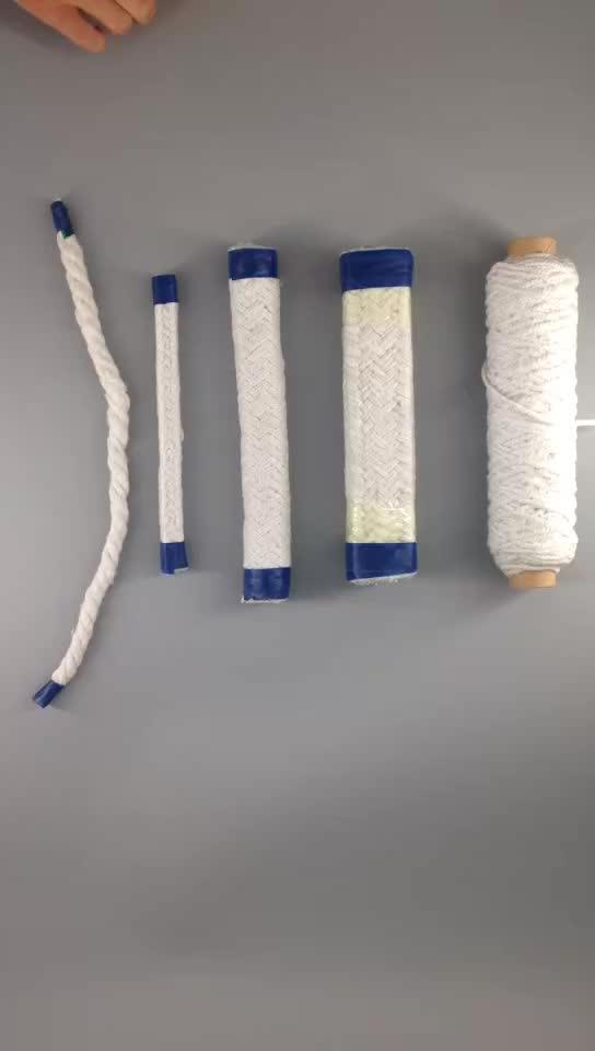 Heat Insulation Mineral Ceramic Fiber Sealing Fireproof Woven Textile
