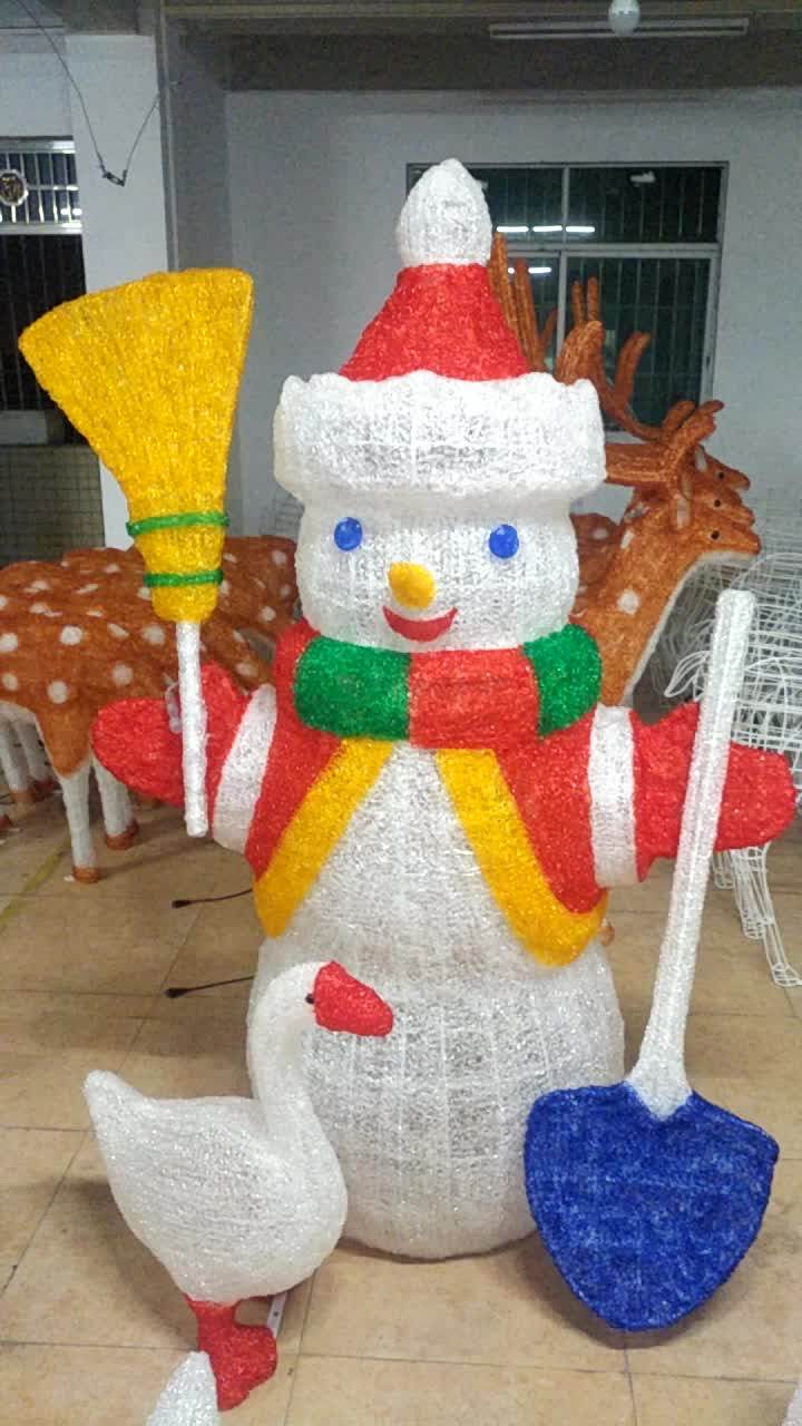 Led Snowman For Indoor Outdoor Christmas Decorations Buy Led Lighted