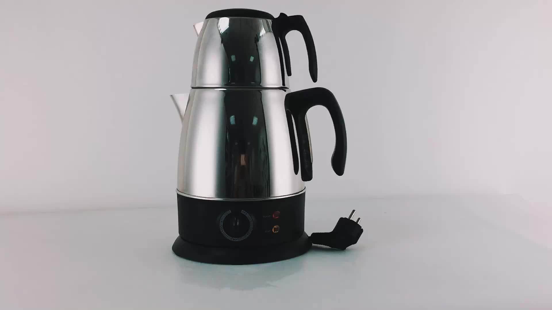 Electrical Turkish Tea Maker With 0.7 L Pot And 1.8l Kettle Buy