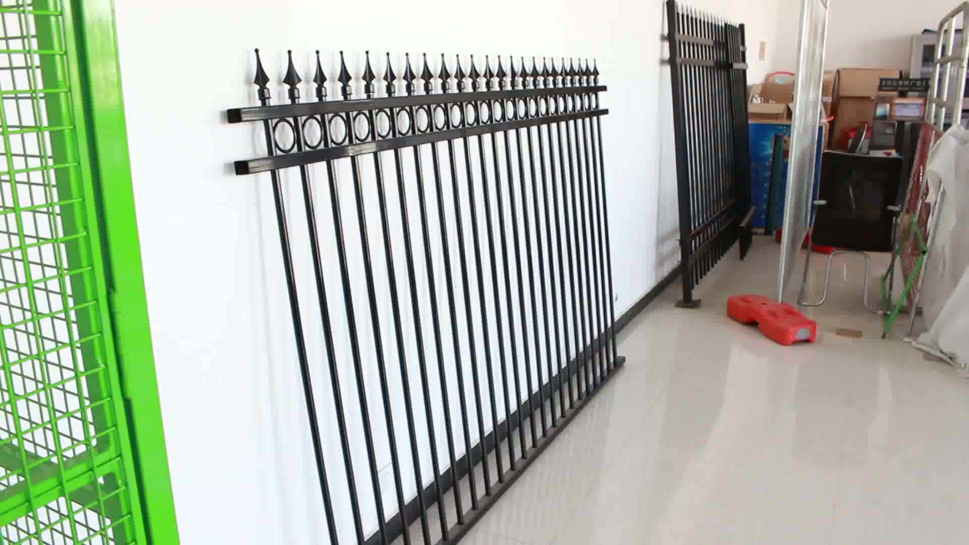 Cheap Used Wrought Iron Fence Panels For Sale,Steel Fence,Wrought Iron
