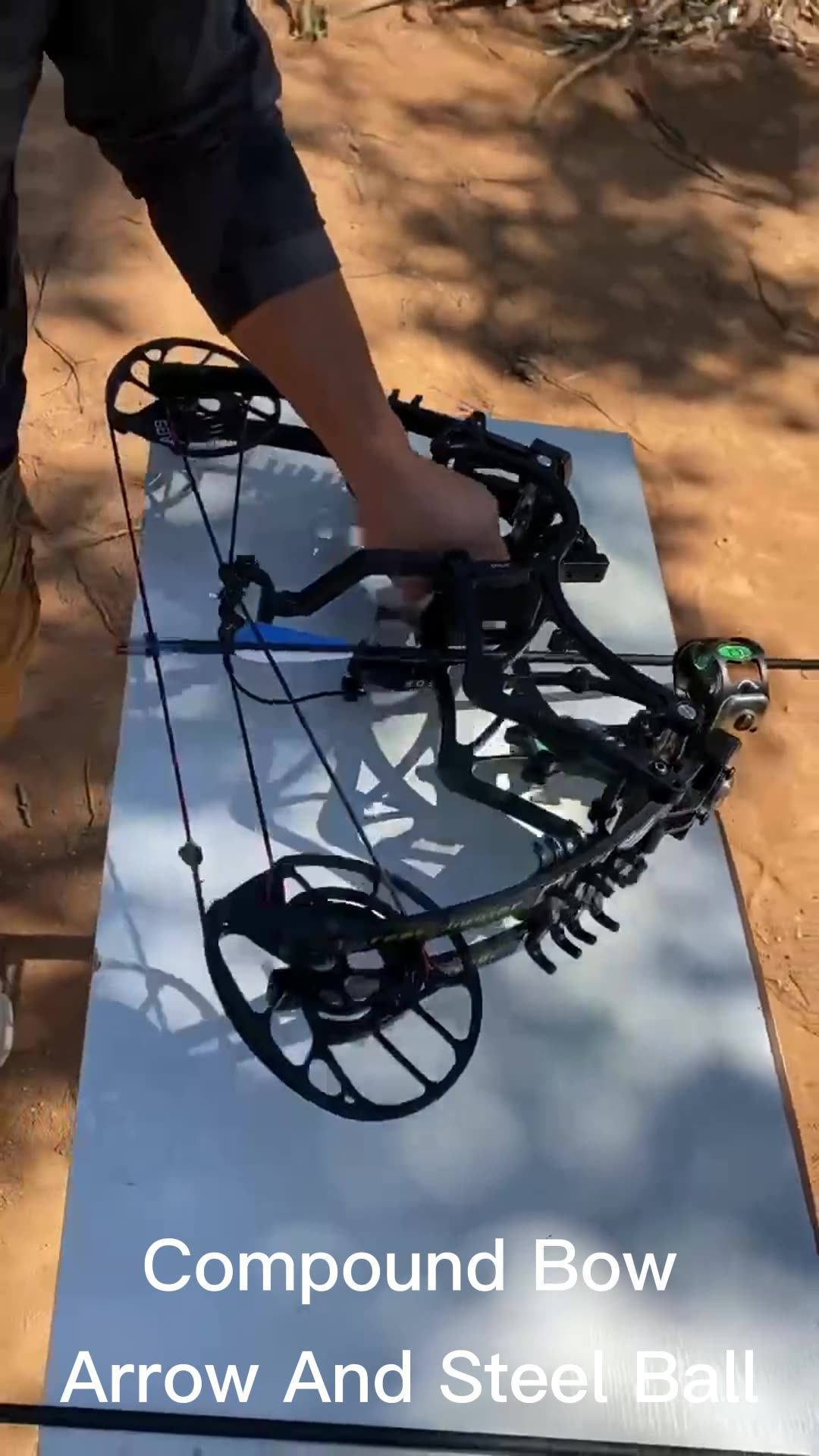 Spg Compound Bow Archery Hunting Pure Carbon Arrow Pulley Bows Riser Stabilizer Peep Sight Metal