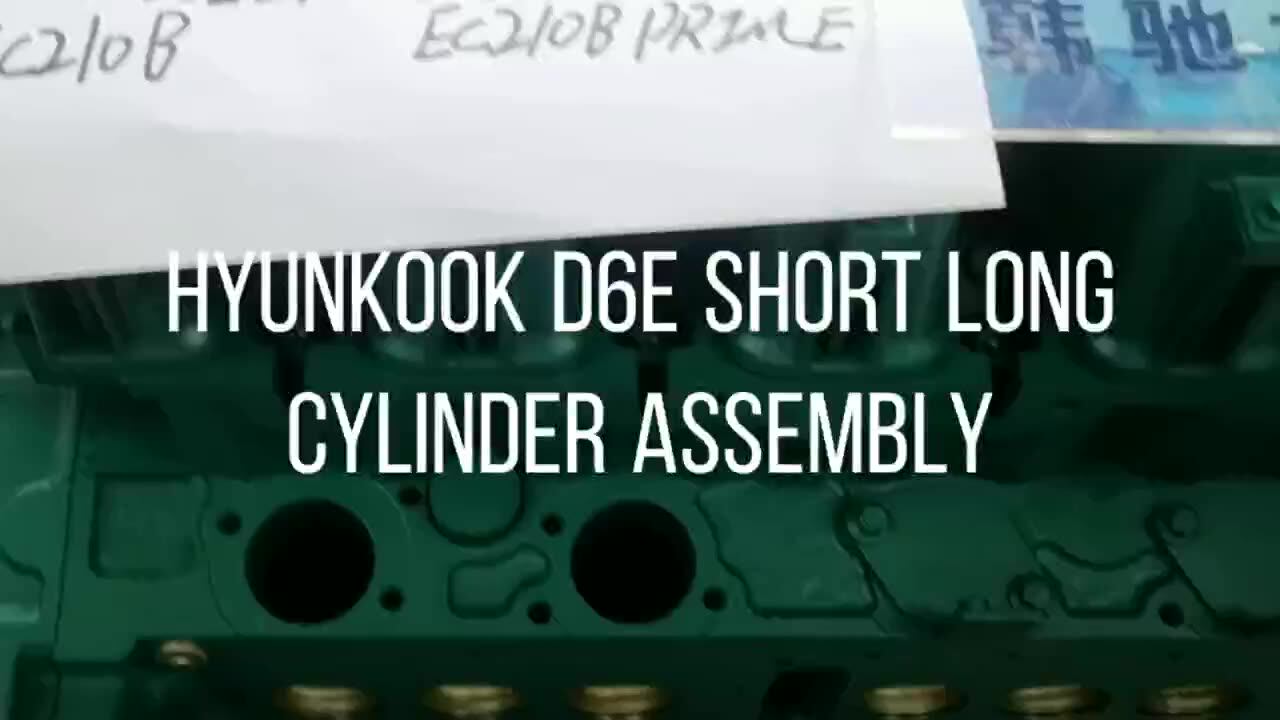 HYUNKOOK EC210B Engine Assembly for VOE14536078 D6E Motor
