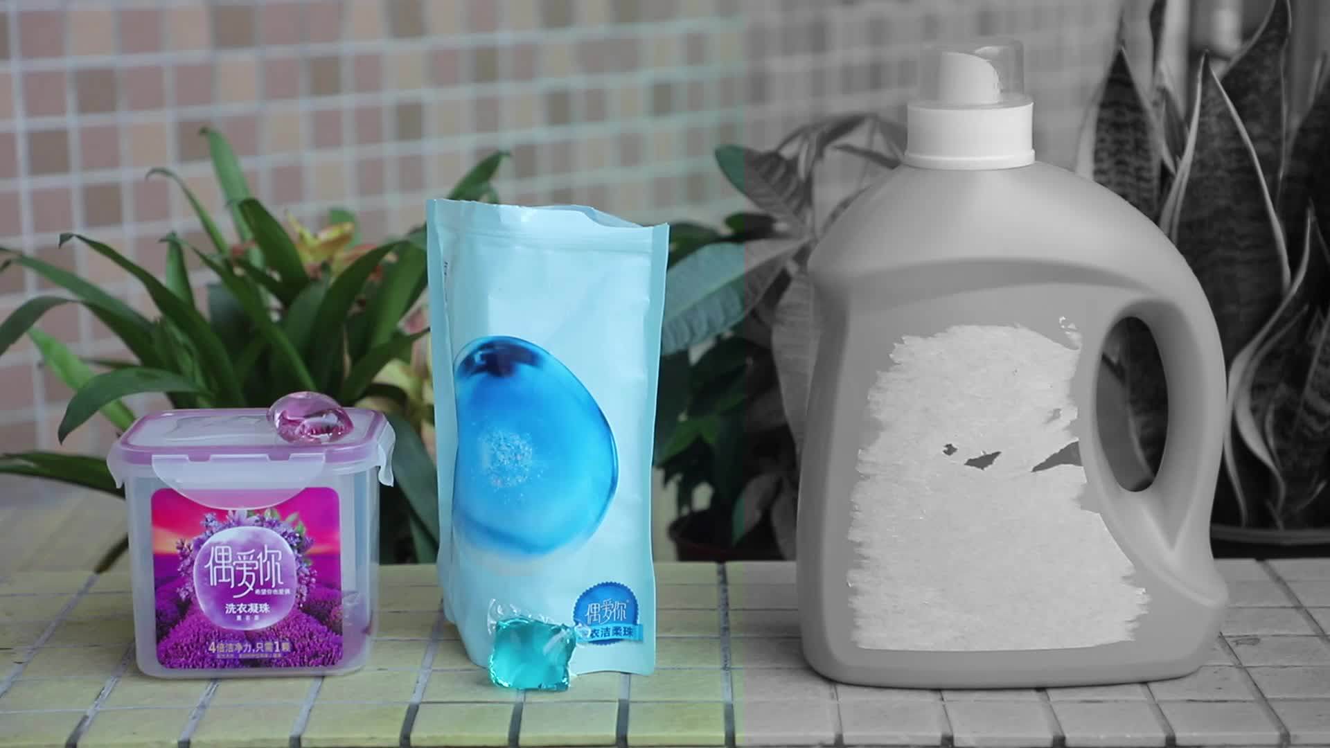 Mild custom made active matter pods redolenthigh density liquid laundry