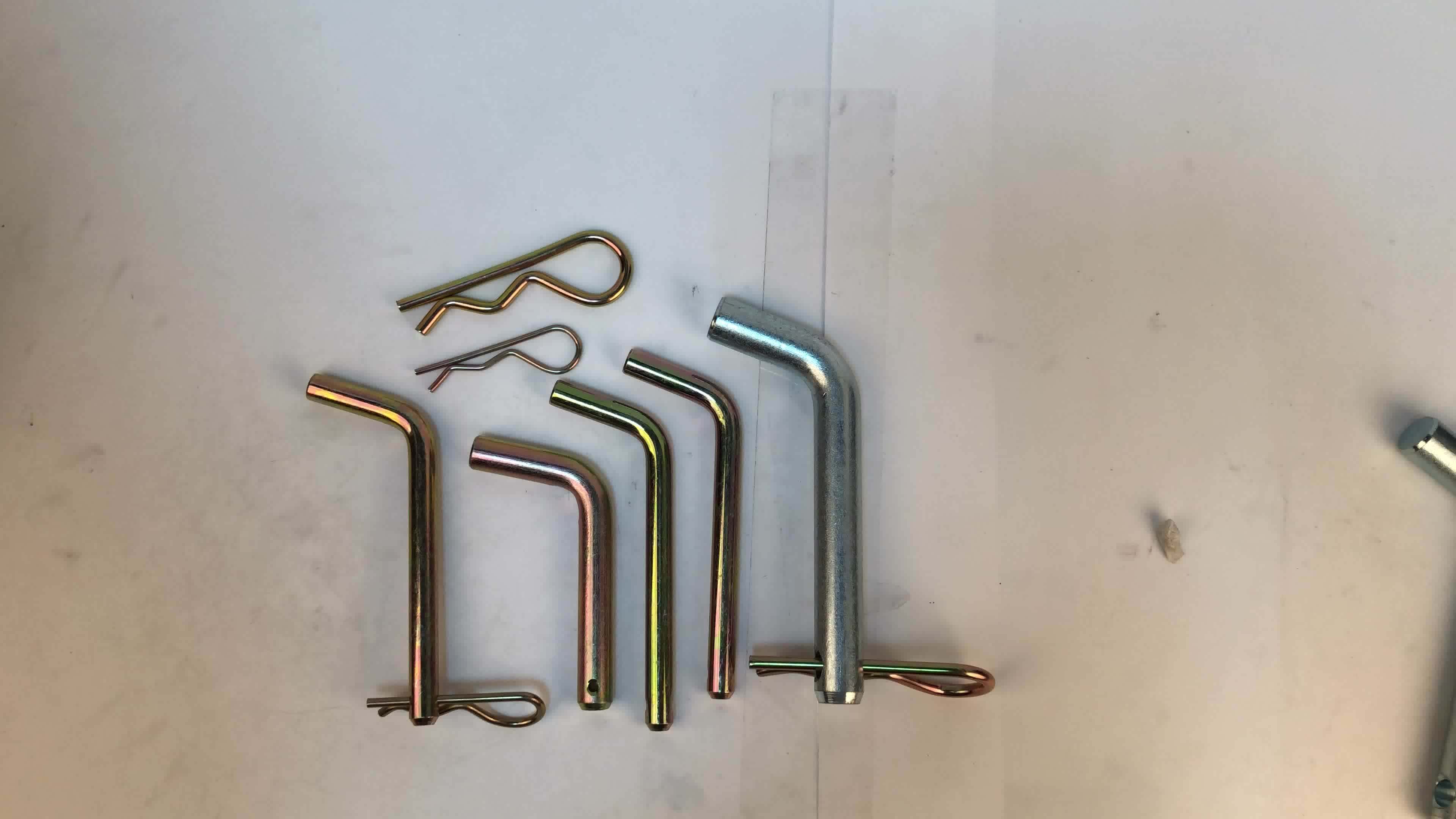 High Precision L Type Trailer Bent Hitch Pin With R Clip Buy Bent